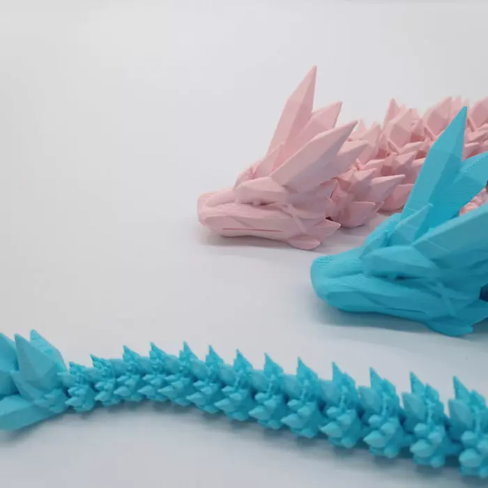 3D Print Dragon Axelotl Príšerky Draky Vykrajovátka