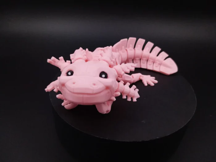 Axolotl s veľkým úsmevom