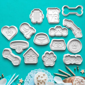 sada vykrajovačky s pečiatkou