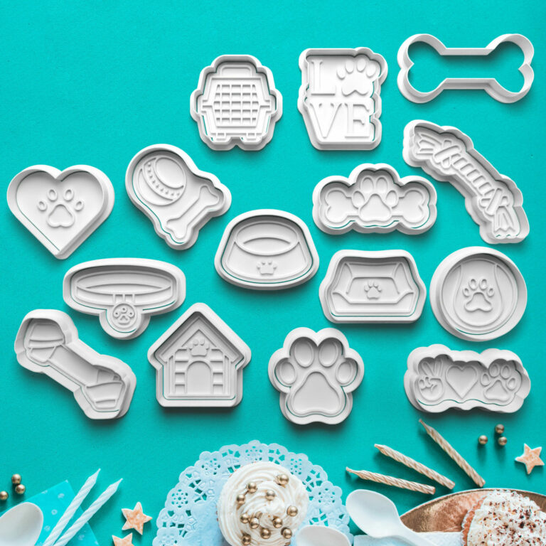 sada vykrajovačky s pečiatkou