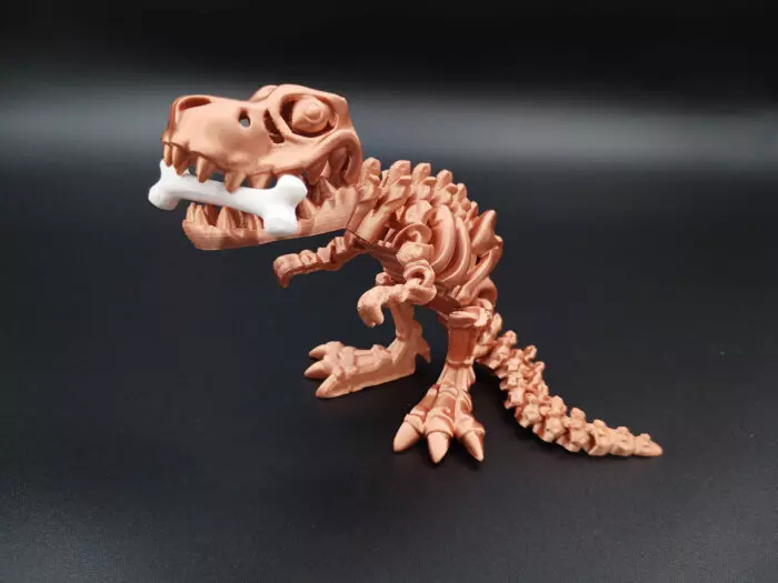 T-rex dinosaurus - flexi postavička