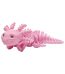 3D tlačená postavička Axolotl Robot – detailné spracovanie, ružová farba