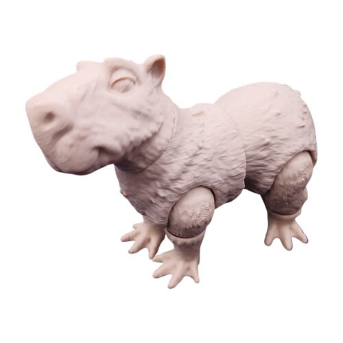 3D tlačená postavička kapybara