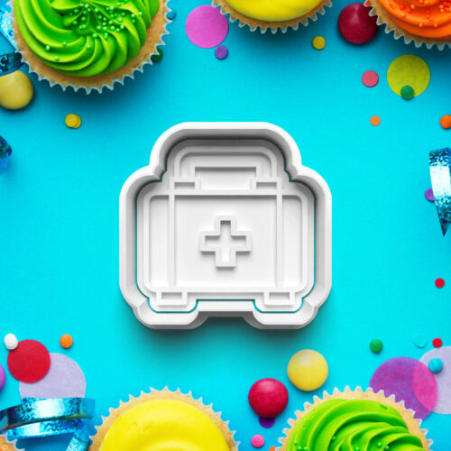 Ambulancia - Vykrajovátko s pečiatkou – Vykrajovačky - Rozprávkové 3D vykrajovačka s pečiatkou