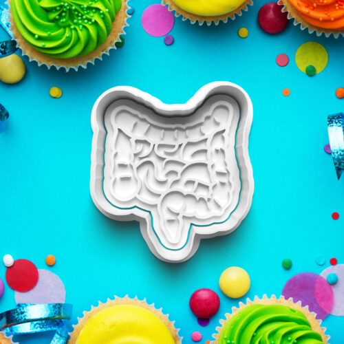 Orgány - Vykrajovátko s pečiatkou – Vykrajovačky – Zdravotníctvo a zdravie 3D vykrajovačka s pečiatkou