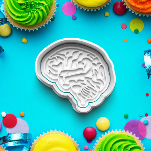 Orgány - Vykrajovátko s pečiatkou – Vykrajovačky – Zdravotníctvo a zdravie 3D vykrajovačka s pečiatkou