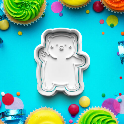 Medvedík – Vykrajovátko s pečiatkou