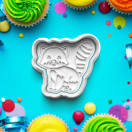 Červená panda – Vykrajovátko s pečiatkou