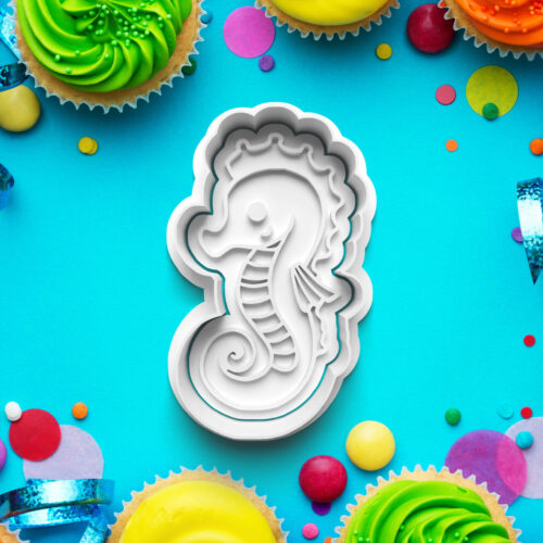 Morský koník – Vykrajovátko s pečiatkou