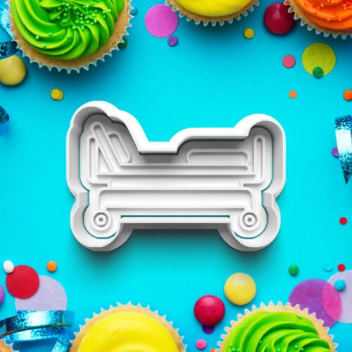 Nemocnica - Vykrajovátko s pečiatkou – Vykrajovačky – Zdravotníctvo a zdravie 3D vykrajovačka s pečiatkou