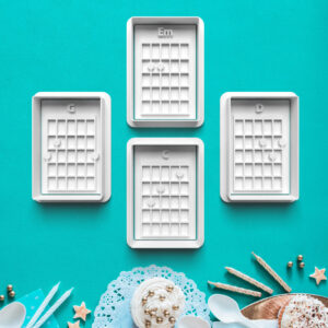 gitarové karty   sada 4ks vykrajovačiek s pečiatkou – sady vykrajovačiek – hudba 3d vykrajovačka s pečiatkou