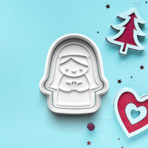 Postavičky vianočného betlehema – Vykrajovátko s pečiatkou