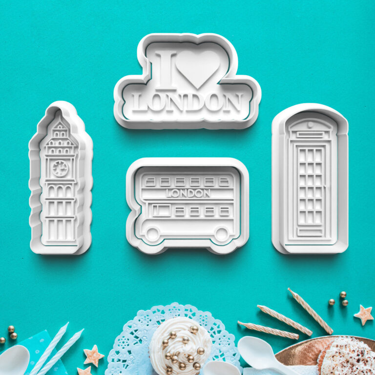 londýn – vykrajovátko s pečiatkou