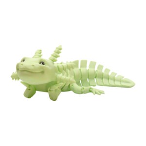 3d tlačená postavička axolotl r – green matt