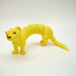 3D tlačená postavička fretky – detailné spracovanie