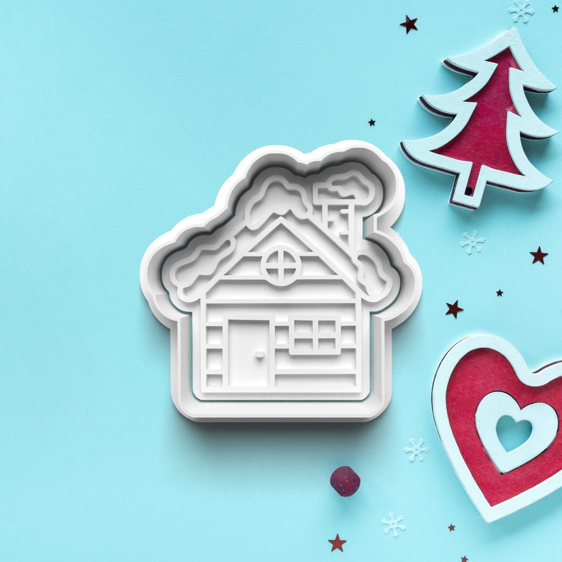 0767_3 zima vykrajovátko s pečiatkou – obrázok 1