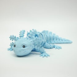 3D tlačená postavička Axolotl Robot – detailné spracovanie