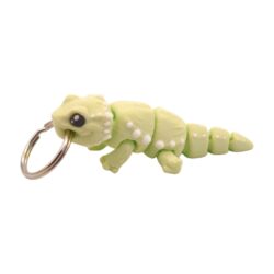 3D tlačený prívesok – kľúčenka agama (dragon lizard)