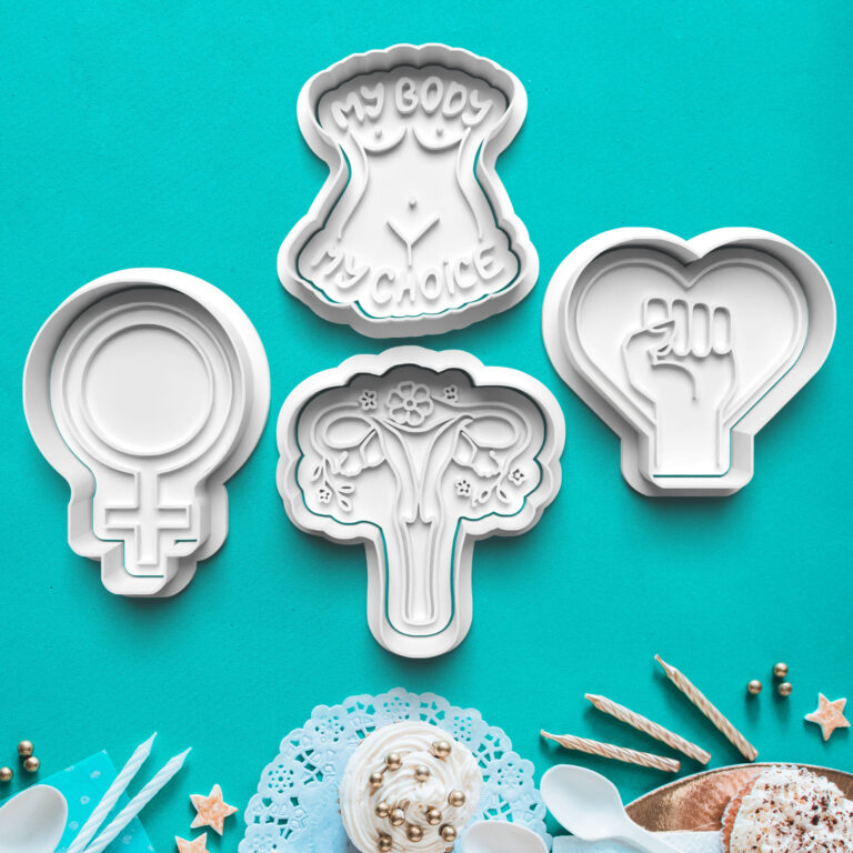 telesná anatómia   sada 4ks vykrajovačiek s pečiatkou – sady vykrajovačiek – zdravotníctvo a zdravie 3d vykrajovačka s pečiatkou