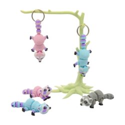 3D tlačený prívesok – kľúčenka mýval