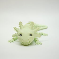 3D tlačená postavička Axolotl Big Smile – Green Matt