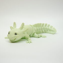 3D tlačená postavička Axolotl Big Smile – Green Matt