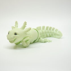 3D tlačená postavička Axolotl Big Smile – Green Matt