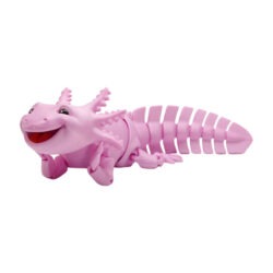 3D tlačená postavička Axolotl Big Smile – ružová farba
