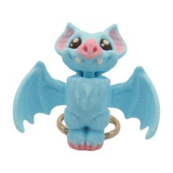 3D tlačený prívesok – kľúčenka netopier so zubami