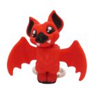 3D tlačený prívesok – kľúčenka netopier so zubami