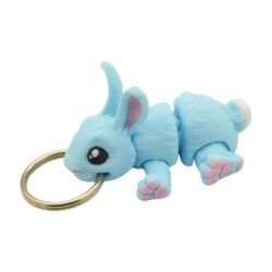 3D tlačený prívesok – kľúčenka zajačik