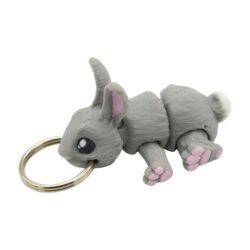 3D tlačený prívesok – kľúčenka zajačik