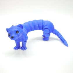 3D tlačená postavička fretky – detailné spracovanie