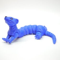 3D tlačená postavička fretky – detailné spracovanie