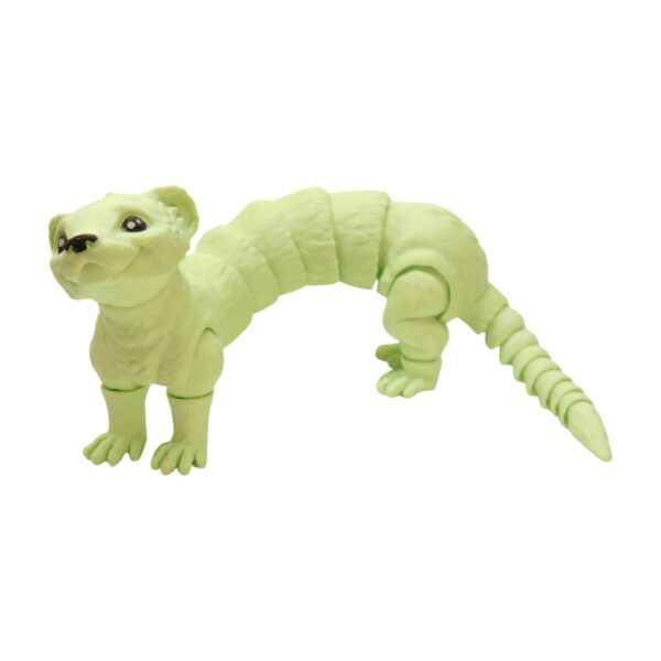 3D tlačená postavička fretka – detailné spracovanie