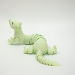 3D tlačená postavička fretka – detailné spracovanie