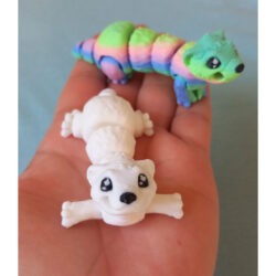 3D tlačený prívesok – kľúčenka fretka