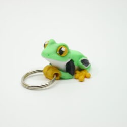 3D tlačený prívesok – kľúčenka žabka