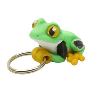 3d tlačený prívesok – kľúčenka žabka