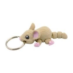 3D tlačený prívesok – kľúčenka myška