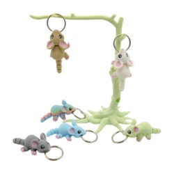 3D tlačený prívesok – kľúčenka myška