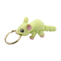 3D tlačený prívesok – kľúčenka myška