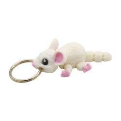 3D tlačený prívesok – kľúčenka myška