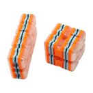 Infinity Cube FUN EDITION oranžová 3D tlačená nekonečná kocka s hravými motívmi