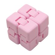 Infinity Cube KIDS pastelová ružová 3D tlačená nekonečná kocka pre deti