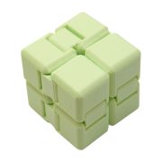 Infinity Cube KIDS zelená 3D tlačená nekonečná kocka pre deti